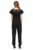 Women's Designer Solid Crepe Jumpsuit