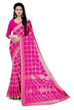 Special Bandhani Checks Cotton Silk Saree